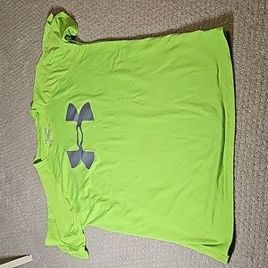 UA boys YL HeatGear Shirt